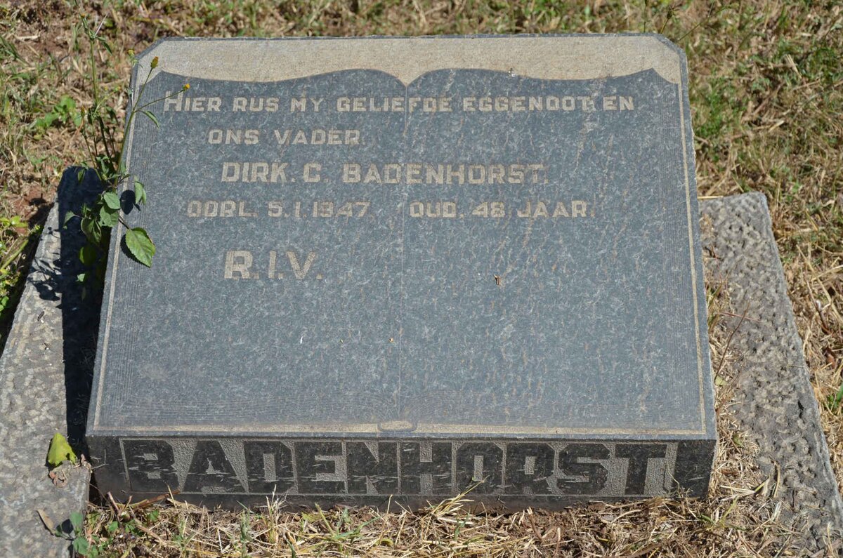 BADENHORST Dirk C. -1947