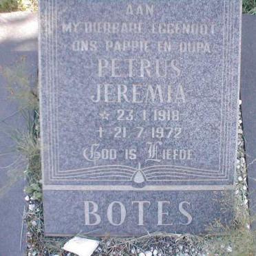 BOTES Petrus Jeremia 1918-1972