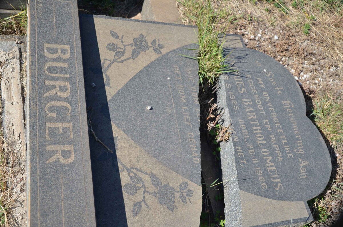 BURGER Andries Bartholomeus 1925-1966