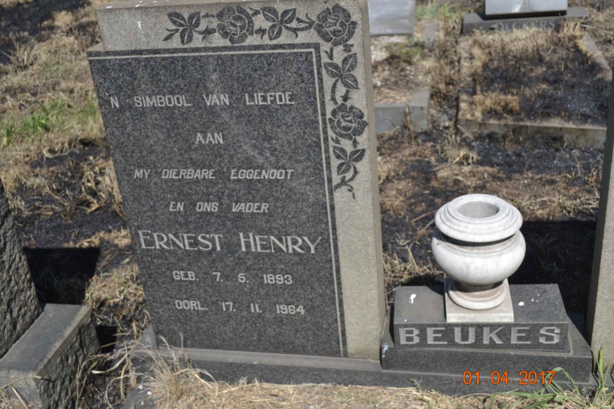 BEUKES Ernest Henry 1893-1964