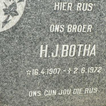 BOTHA H.J. 1907-1972