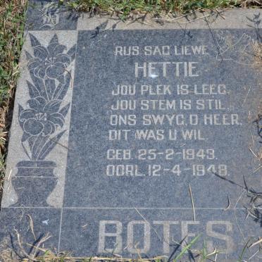 BOTES Hettie 1943-1948