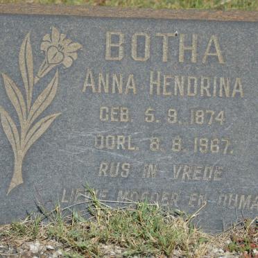 BOTHA Anna Hendrina 1874-1967
