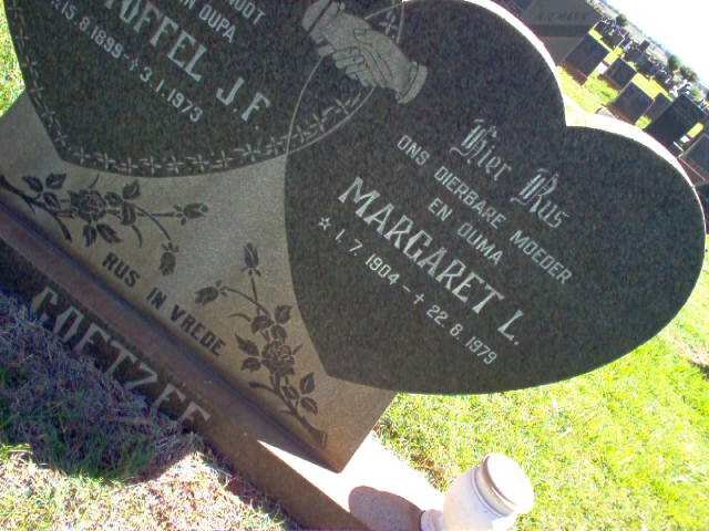 COETZEE Margaret L. 1904-1979