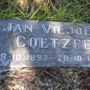 COETZEE Jan Viljoen 1893-1962