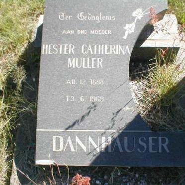 DANNHAUSER Hester Catherina Muller 1888-1969