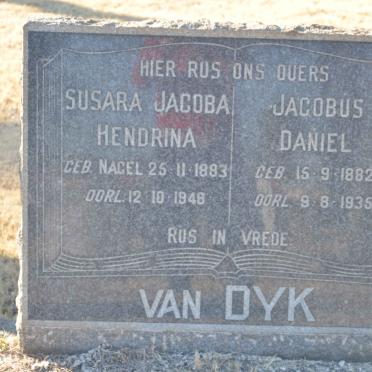 DYK Jacobus Daniel, van 1882-1935 &amp; Susara Jacoba Hendrina NAGEL 1883-1948