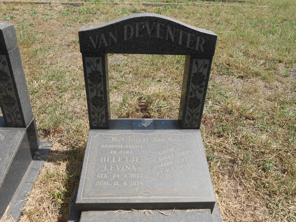 DEVENTER Heletje Levina, van 1907-1974