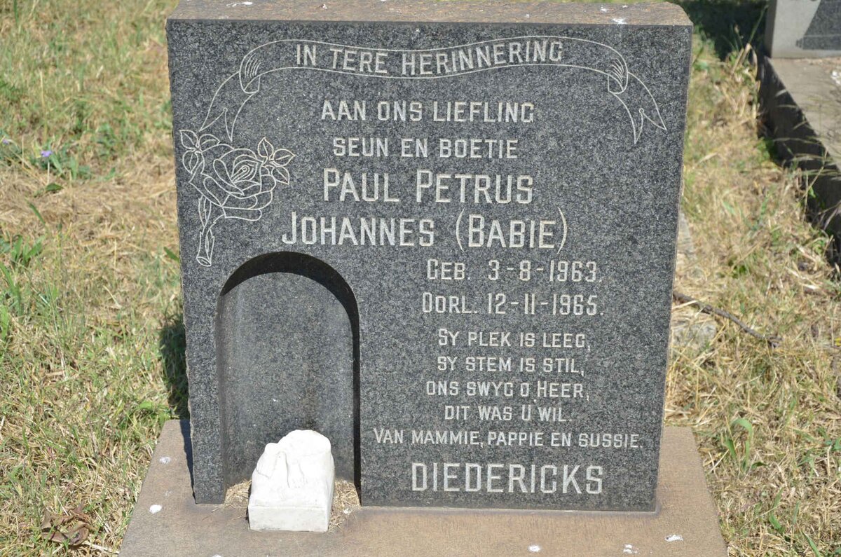 DIEDERICKS Paul Petrus Johannes 1963-1965