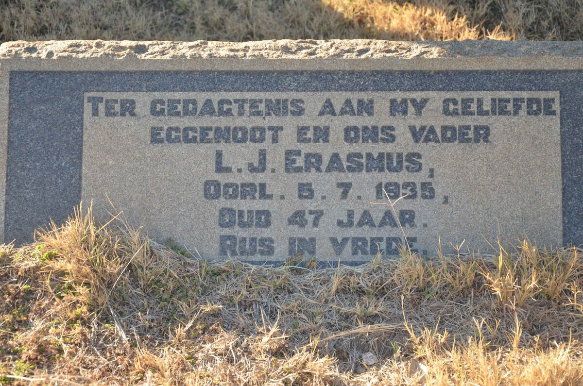 ERASMUS L.J. -1935