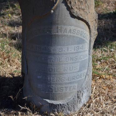 HAASBROEK Hester 1943-1943