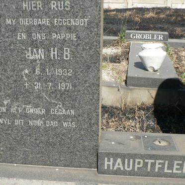 HAUPTFLEISCH Jan H.B. 1932-1971