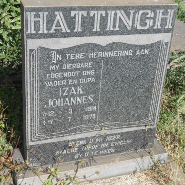 HATTINGH Izak Johannes 1914-1979