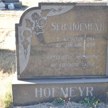 HOFMEYR Seb 1884-1939