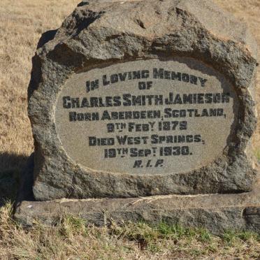 JAMIESON Charles Smith 1879-1930