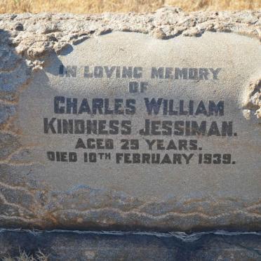 JESSIMAN Charles William Kindness -1939