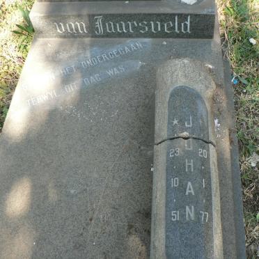 JAARSVELD Johan, van 1951-1977