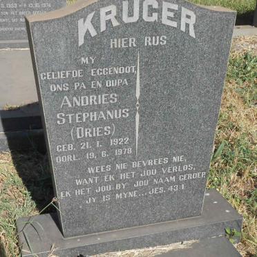 KRUGER Andries Stephanus 1922-1978