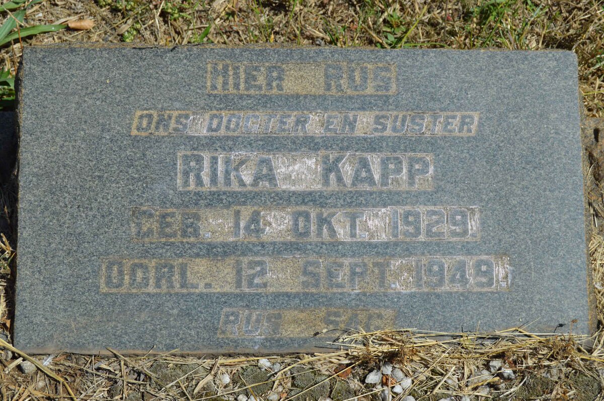 KAPP Rika 1929-1949