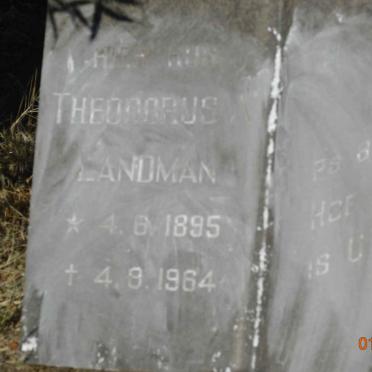 LANDMAN Theodorus 1895-1964