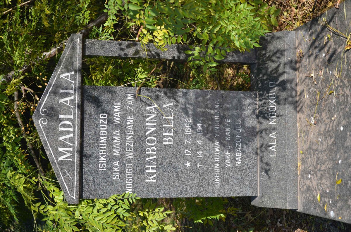 MADLALA Khabonina Bella 1862-1944