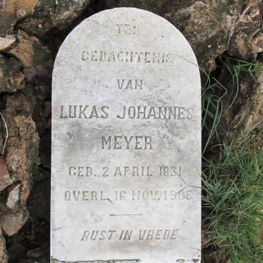 MEYER Lukas Johannes 1831-1905