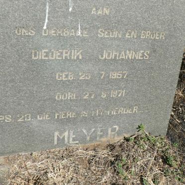 MEYER Diederik Johannes 1957-1971