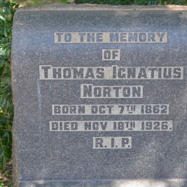 NORTON Thomas Ignatius 1862-1926