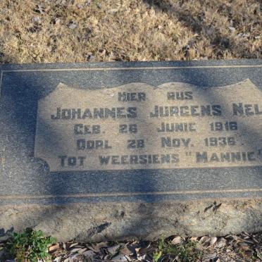 NEL Johannes Jurgens 1916-1936