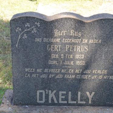 O'KELLY Gert Petrus 192?-1953