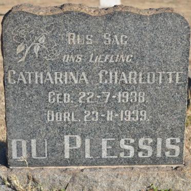 PLESSIS Catharina Charlotte, du 1938-1939