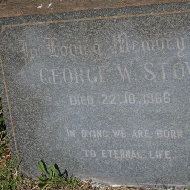 STOW George W. -1966