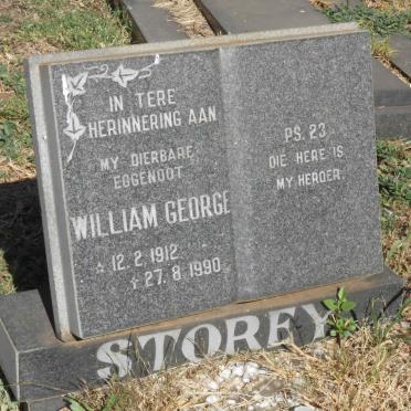 STOREY William George 1912-1990