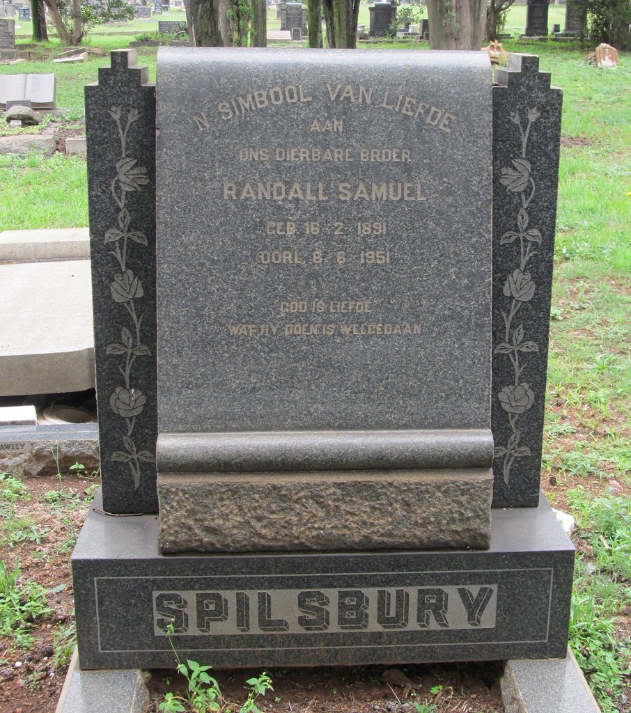 SPILSBURY Randall Samuel 1891-1951