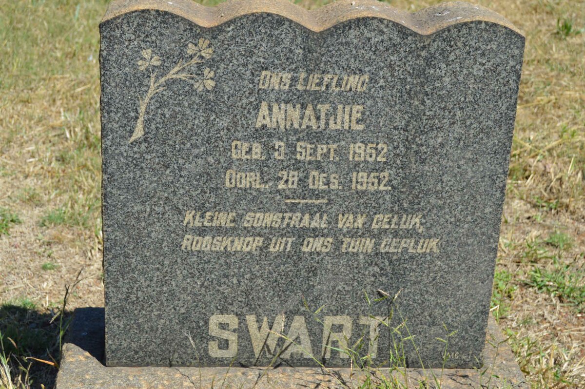 SWART Annatjie 1952-1952