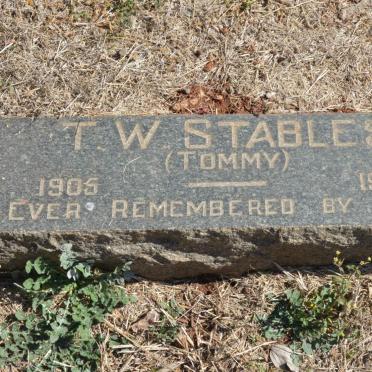 STABLES T.W. 1905-1953