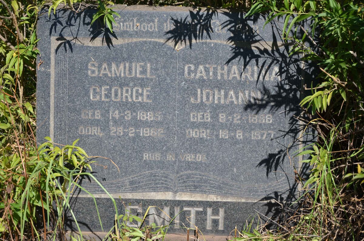 SMITH Samuel George 1885-1962 &amp; Catharina Johanna 1886-1977