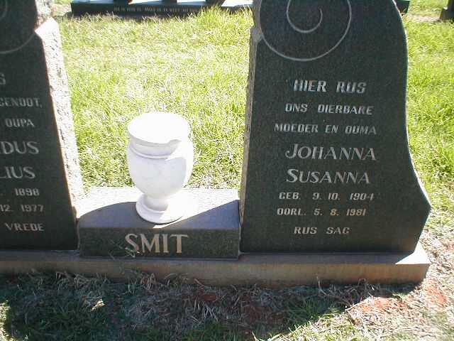 SMIT Johanna Susanna 1904-1981