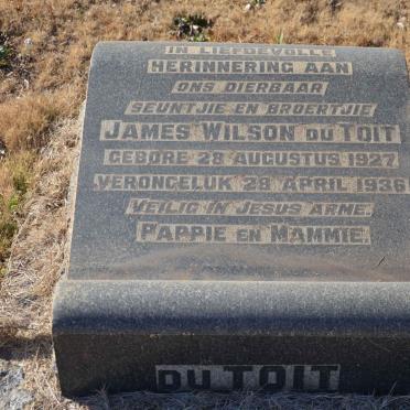 TOIT James Wilson, du 1927-1936