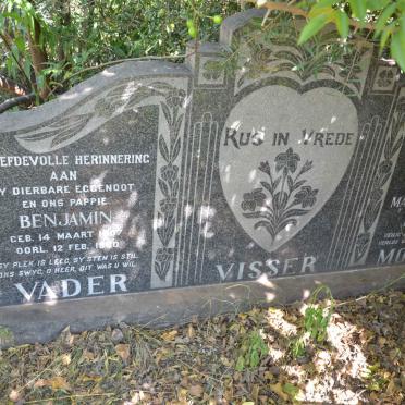 VISSER Benjamin 1907-1960 &amp; Maria Elizabeth 1912-1997