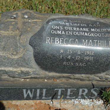 WILTERS Rebecca Mathilda 1912-1991