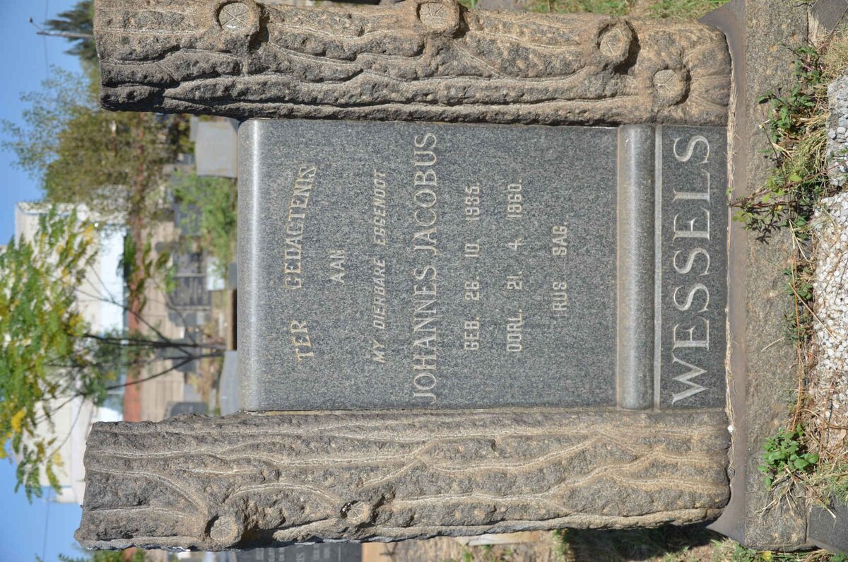 WESSELS Johannes Jacobus 1935-1960