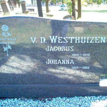 WESTHUIZEN Jacobus, v.d. 1900-1972 &amp; Johanna 1904-1985