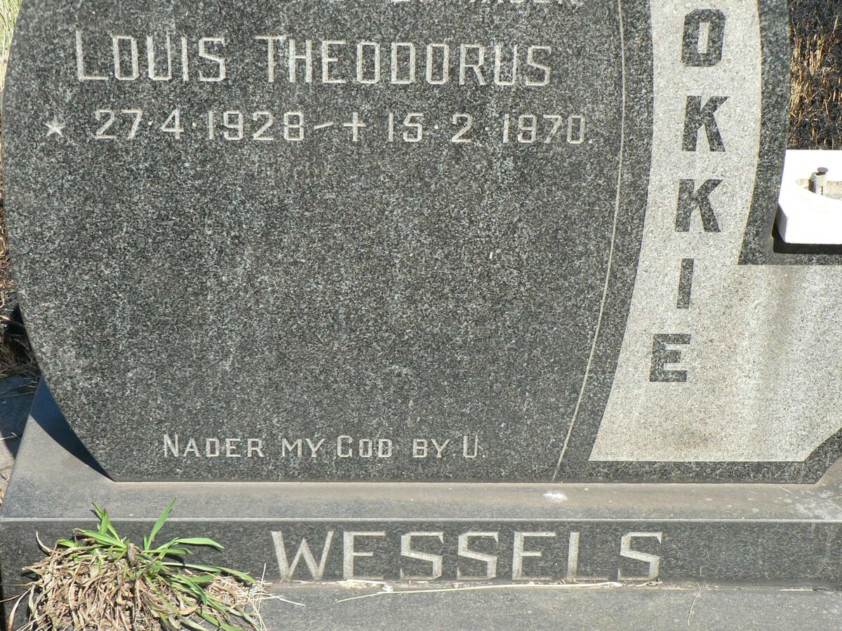 WESSELS Louis Theodorus 1928-1970