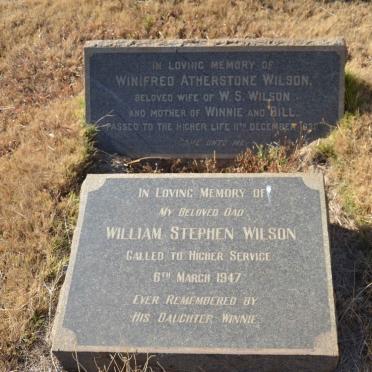 WILSON William Stephen -1947 &amp; Winifred Atherstone -1938