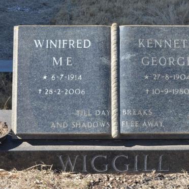 WIGGILL Kenneth George 1904-1980 &amp; Winifred M.E. 1914-2006