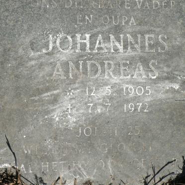 ? Johannes Andreas 1905-1972