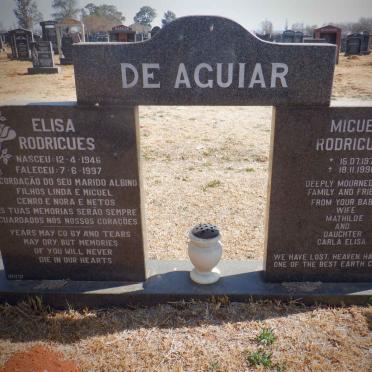 AGUIAR Elisa Rodrigues, de 1946-1997 :: AGUIAR Miguel Rodrigues, de 1971-1998