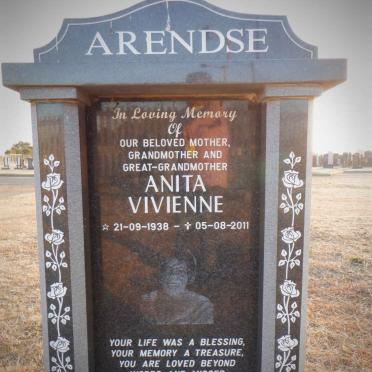 ARENDSE Anita Vivienne 1938-2011