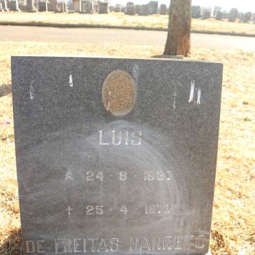 BARRETO Luis, DE FREITAS 1937-1970